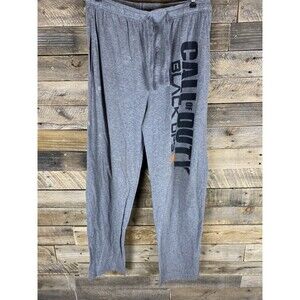 Call Of Duty Black Ops Men's Sz L Pajama Pants Gray Cotton Blend